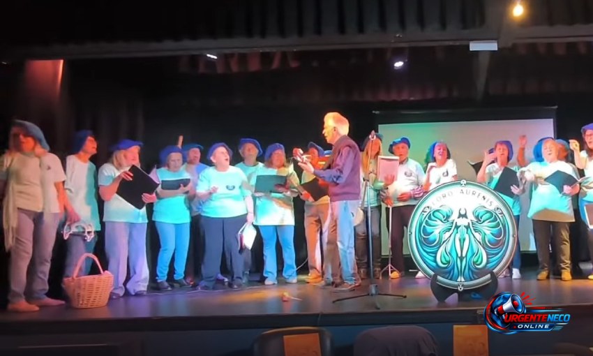 El Coro Aurenis, en el Centro Cultural de Lobería