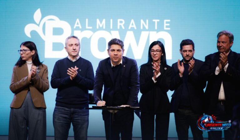 La necochense Andrea Cáceres junto a Kicillof: nuevo SUM y políticas para las infancias