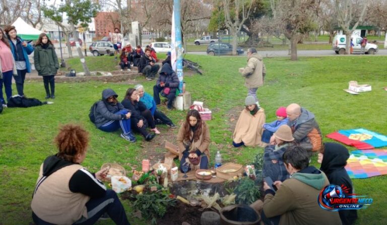 H.I.J.X.S. realizó una ceremonia por la Pachamama y llamó a defender la tierra