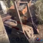 Removieron el camión que había caído al arroyo en la Ruta 88